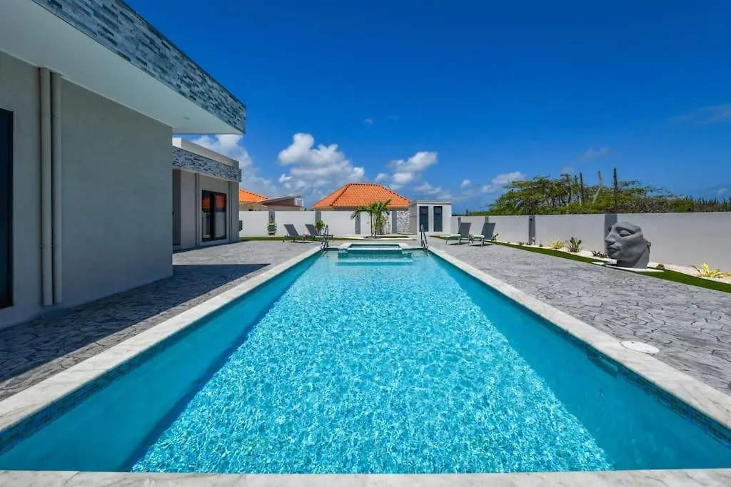New Villa Luel 5 Minutes From Palm Beach Noord