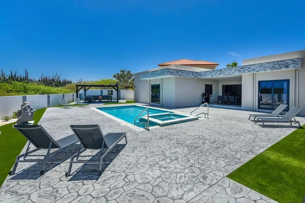 New Villa Luel 5 Minutes From Palm Beach Noord